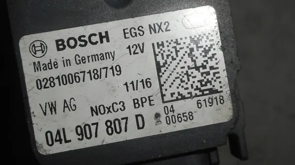 Sensor NOx Volkswagen OE 04L 907 807 D, Usado image 3