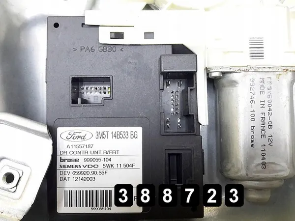 Regulador de janela Ford C Max 2004 3m51r045h16a 3m5t14b533bg image 5