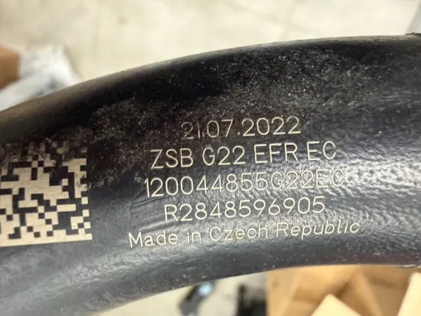BMW Bränsleinsläppsrör OEM R2848596905 - Begagnad image 5