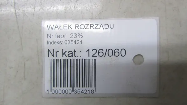 Arbre à cames Suzuki OE OEM 126/060 pour Vitara III 1.4T image 8