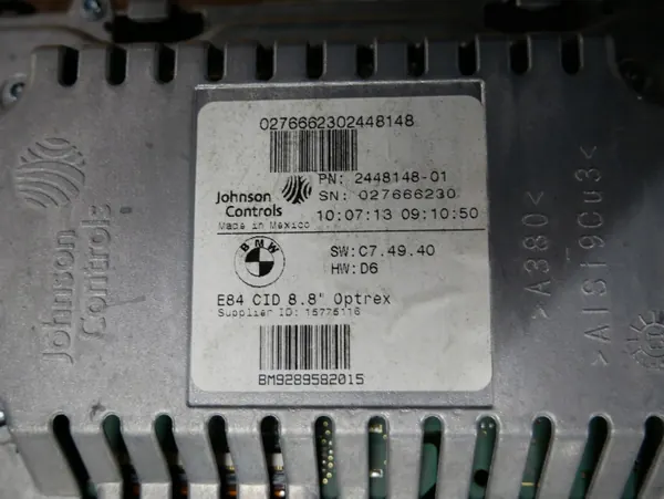 Écran CIC 8,8" BMW X1 E84 OEM 9289582 image 7