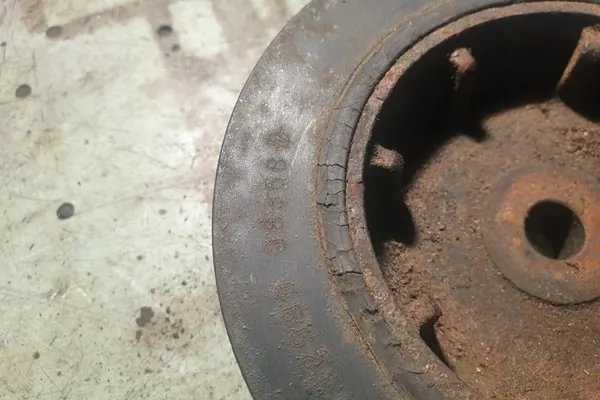 Polia do virabrequim RENAULT KANGOO 1.9L diesel 7700112999 image 2