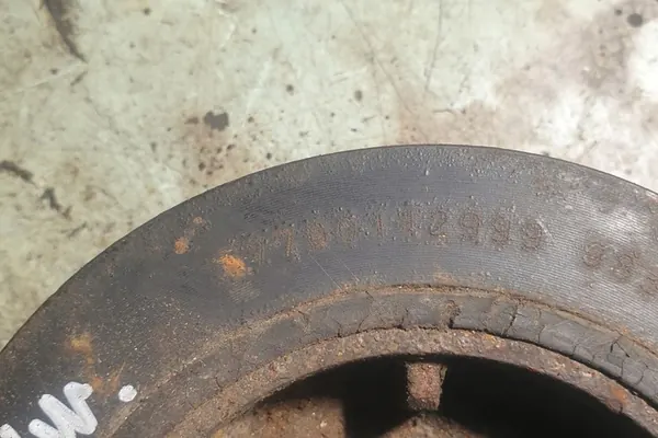 Polia do virabrequim RENAULT KANGOO 1.9L diesel 7700112999 image 3