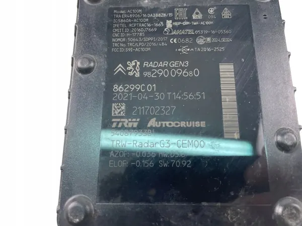 OEM 9829009680 Distronic Radar Kabelboom Opel Grandland X image 5
