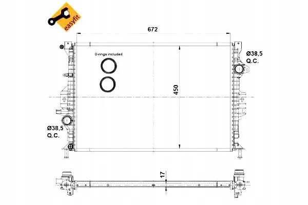 NRF 53737 Motor Kylare image 7