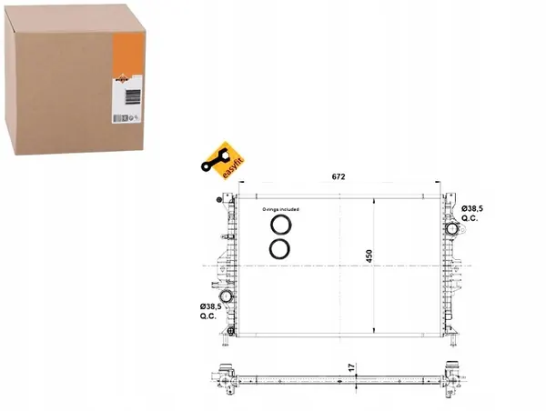 NRF 53737 Motor Kylare image 9