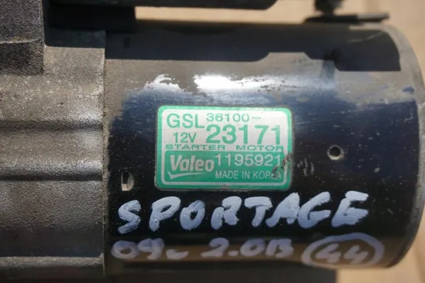 Motor de arranque Kia Sportage II Valeo 36100-23171 image 3