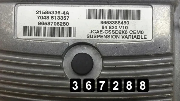 Citroen C6 ECU OEM AM-367288 - Käytetty image 4
