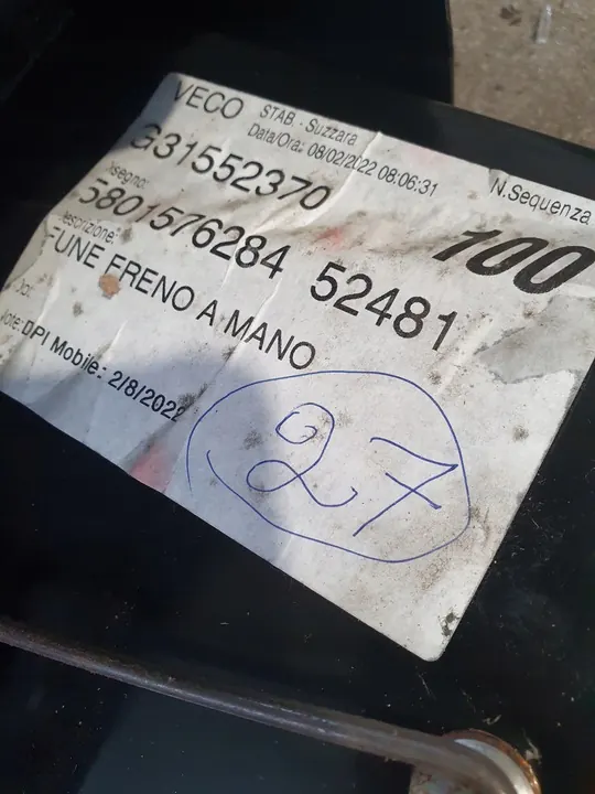 Palanca de freno de mano Iveco Daily IV 2014> image 5