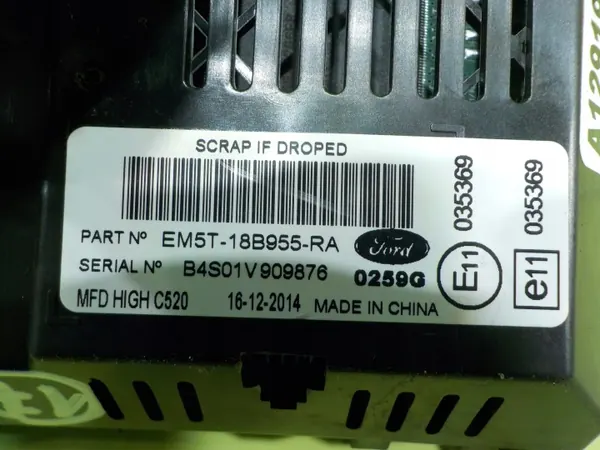 Pantalla Ford OE EM5T-18B955-RA para Kuga MK2 image 3