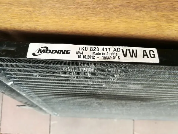 VW GOLF V A3 LEON II - Ilmastointijäähdytin 1K0 image 3