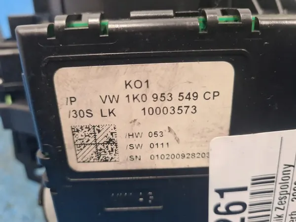 SKODA SUPERB II Kombischalter 1K0953549CP image 4