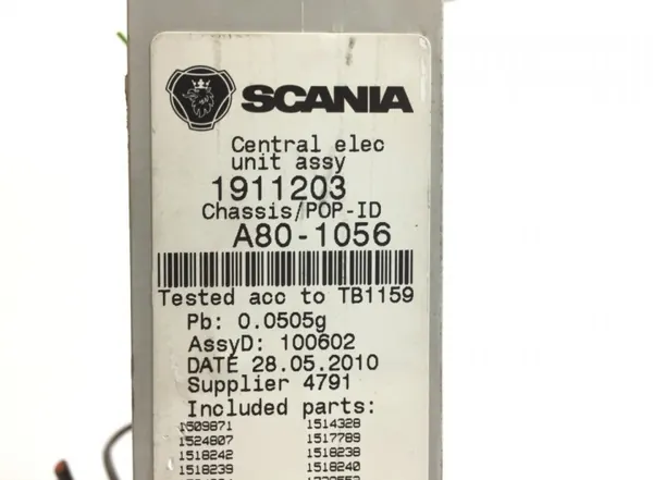 Caixa de fusíveis Scania OEM 1775796 - Estado usado image 4