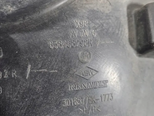 OEM 638458298R Etu Vasen Lokasuoja Renault Clio IV image 3