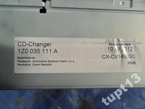 Changer CD Skoda OEM 1Z0035111A - Occasion image 3