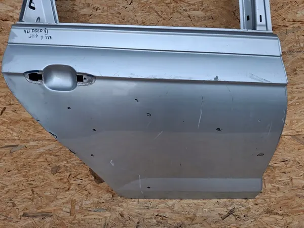 VW POLO 6 VI 2G 17 Höger Bakdörr Ljusgrå 2G4833052Q image 2