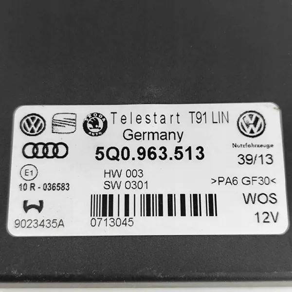 Módulo aquecedor auxiliar OEM 5Q0963513 Skoda Octavia III image 7
