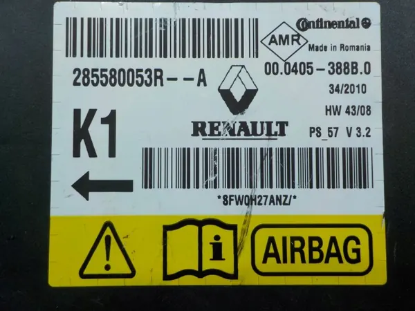 Module capteur airbag OEM 285580053R pour Renault image 4