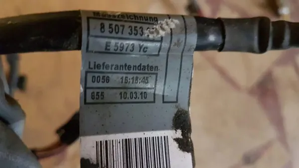 BMW 5 F10/F11 dörrledningssats OEM 8507353 image 3