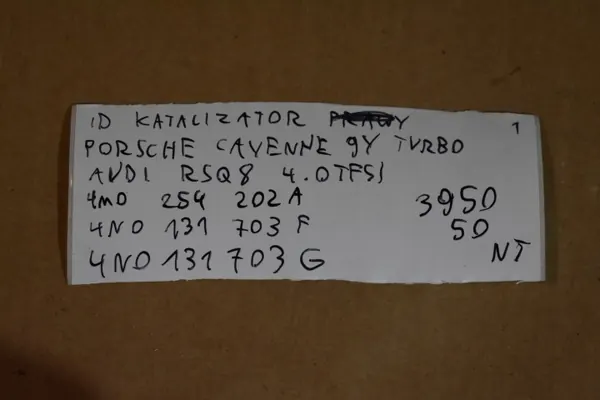Katalysator OEM 4M0254202A för Porsche Cayenne 9Y Turbo image 6