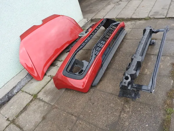 VW UP 16-20 Etupuskuri Kansi Grilli Palkki 1S0807221F image 3