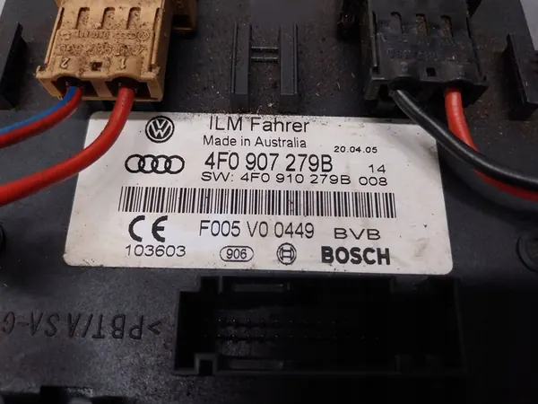 Módulo de Controle de Luz Audi A6 C6 Q7 4L 4F0907279B image 6