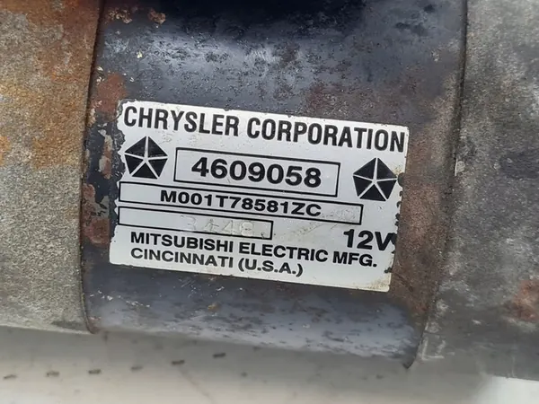 Motor de arranque Chrysler OE 4609 058 image 8