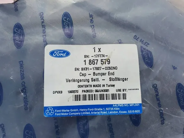 Ford Transit Vasemman Takaluukun Muovikehys BK31-17927-CC5CND image 2