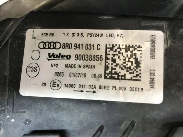 Audi Q5 Linker Frontscheinwerfer OEM 8R0941031C Xenon image 10