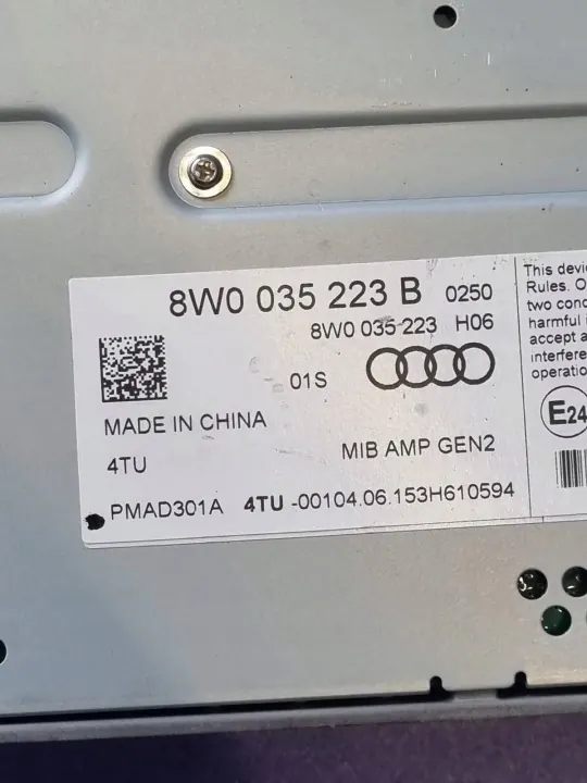 Audi Förstärkare OEM 8W0035223B för A4 S4 B9 8W image 5