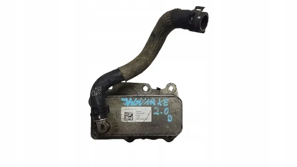 Refroidisseur d'huile Jaguar XE 2.0D OEM G4D3-6A642-BA image 2