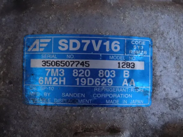 Compressore AC SHARAN ALHAMBRA 7M TDI 7M3820803B image 3