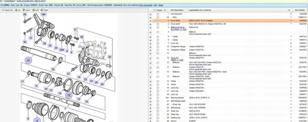 Saab 9-5 Estate 1.9L Vänster Drivaxel OEM 5393020 image 6