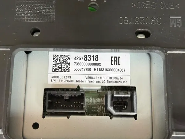 Radio Nav Näyttö OEM 42578318 Opel Astra K 2019 image 5