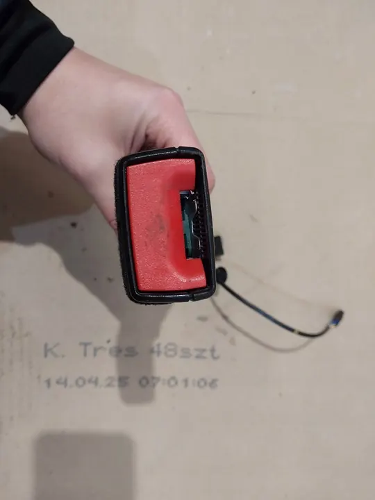 Left Front Seat Belt Clip VW 1K3857755AG image 3