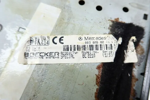 Mercedes W140 Radio OEM 0028205989 0038208286 image 6