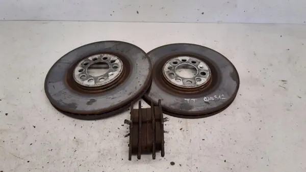 Discos e pastilhas dianteiros Audi TT usados OEM image 2