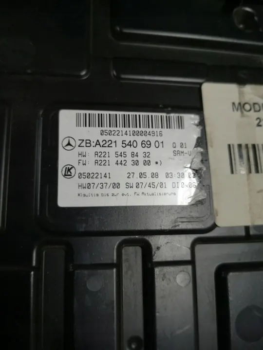 Mercedes SAM-module OEM 2215406901 voor W221/W216 image 3