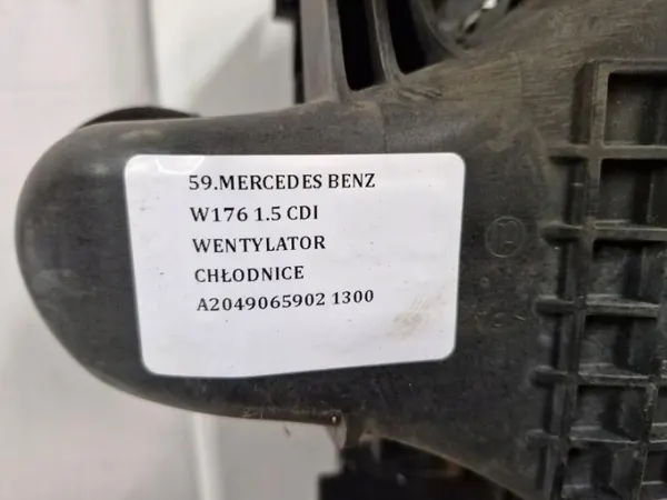 Radiatorventilator OEM A2049065902 voor Mercedes W176 1.5 CDI image 4