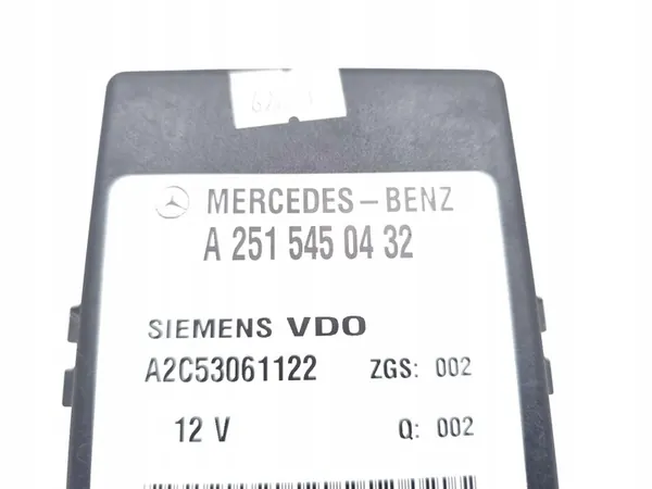 Module de suspension pneumatique Mercedes-Benz R-Class Diesel A2515450432 image 7