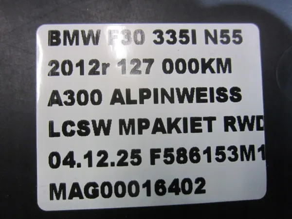 Panneau Latéral Sous-Caisse BMW F30 F36 F34 Droit Arrière 51757258050 image 8