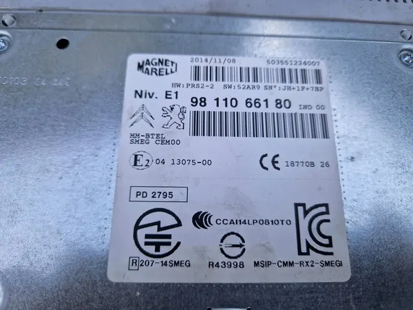 RADIO CITROEN PEUGEOT 2014 image 3