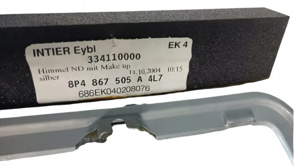 Techo Audi A3 8P Sportback OEM 8P4867505A image 7