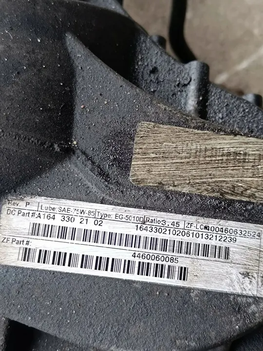 Diferencial dianteiro Mercedes-Benz ML W164 2011 image 6