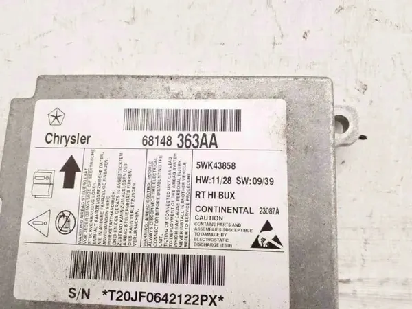 Sensor de airbag Chrysler OEM 68148363AA - Usado image 4