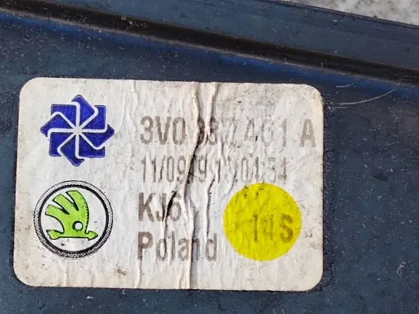 OEM 3V0837461A34 Régulateur Fenêtre Gauche Avant Skoda image 3
