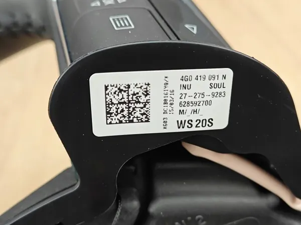Volante Multifunção OEM 4G0419091N Couro Preto Brilhante image 9