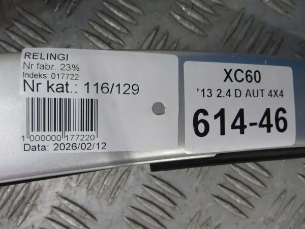 Volvo XC60 kattokaiteet OEM GIS63332 2008-2013 image 8