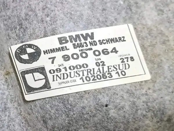 Plafonnier BMW E46 Break OEM 7900064 Noir Pack M image 6