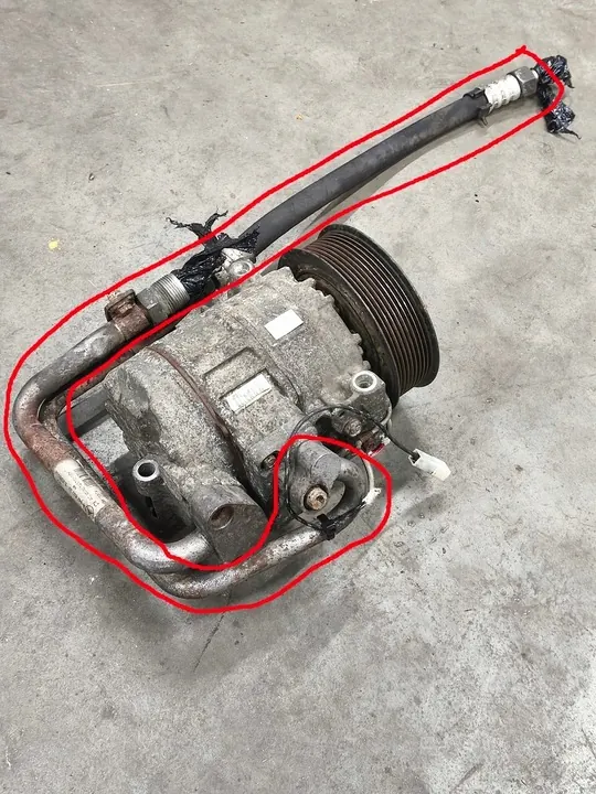 Tubo Compressore Aria Condizionata Mercedes Actros OM501 A9428301815 image 2